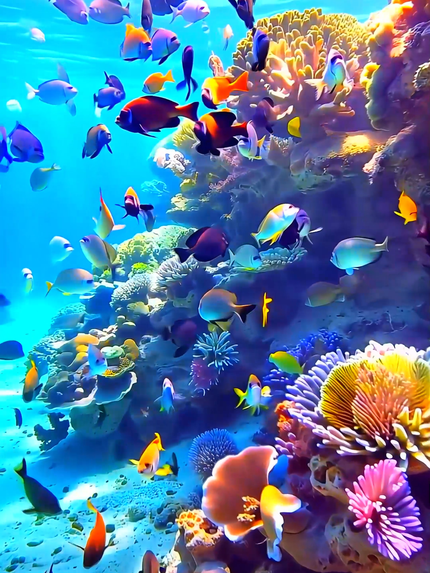 Live Wallpaper 4k : 🌊 Dive into the mesmerizing world of tropical underwater exploration! 🐠✨ Watch as colorful fish dart through lush, vibrant corals, and discover the breathtaking beauty of the ocean's hidden treasures. 🌺🌿 Every frame is a kaleidoscope of colors and marine life, inviting you to experience the magic beneath the waves. 🌴 #sea #fish #Nature #livewallpaper4k #2025 #livewallpaper