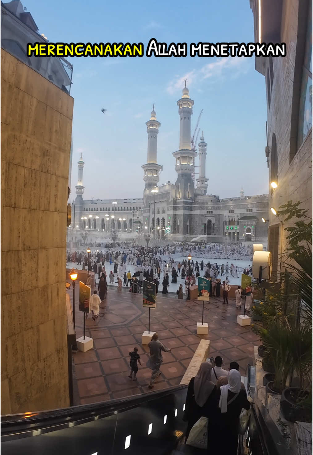 Berharap takdir terbaik dari Allah 😇 #takdir #mekka #mecca #masjidilharam