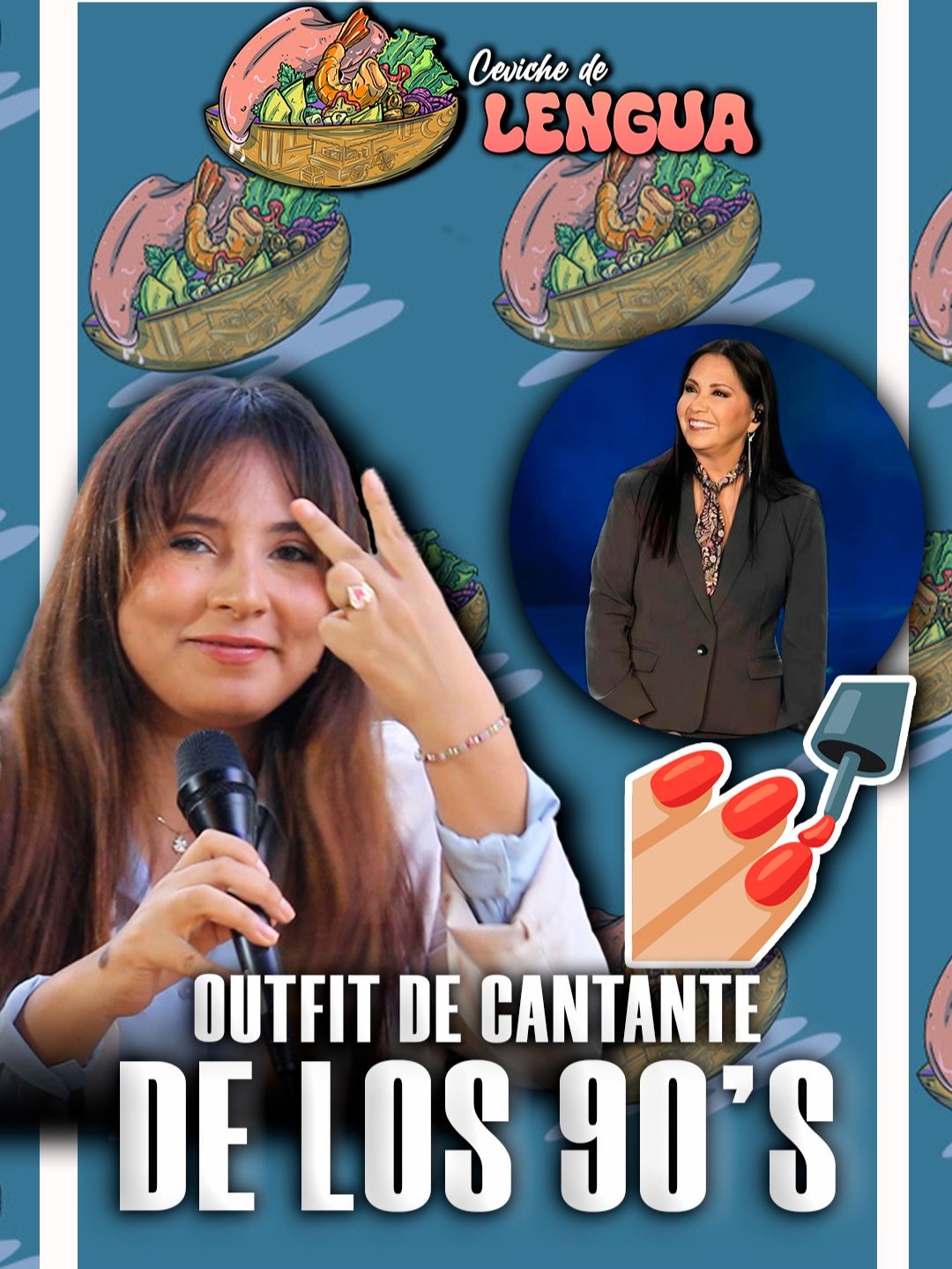 ¡Nuestra Abogada Chocolatosa en modo CANTANTE de los 90’s! 🎤✨ | #CevicheDeLengua #Episodio24 #FamiliaCevichosa, nuestra Abogada Chocolatosa se luce con ese OUTFIT de CANTANTE de los 90's 🎤✨, estilo Olga Tañón, Gloria Trevi, Alejandra Guzmán, Myriam Hernández… ¡uff! Ahora, todos juntos: “¡Cuuuuánto daría por gritarles nuestro amor!” 🎶 (Perdón, esa era Ana Gabriel 😆).  #BackgroundStudios #CevicheDeLengua #Podcast #Entretenimiento #Humor #Comedia #StoryTime #Anécdotas#CevicheDeGala #FinalDeTemporada #FinDeTemporada #Episodio24 #Cantante #90s #Outfit #Viral #ParaTi #Shorts