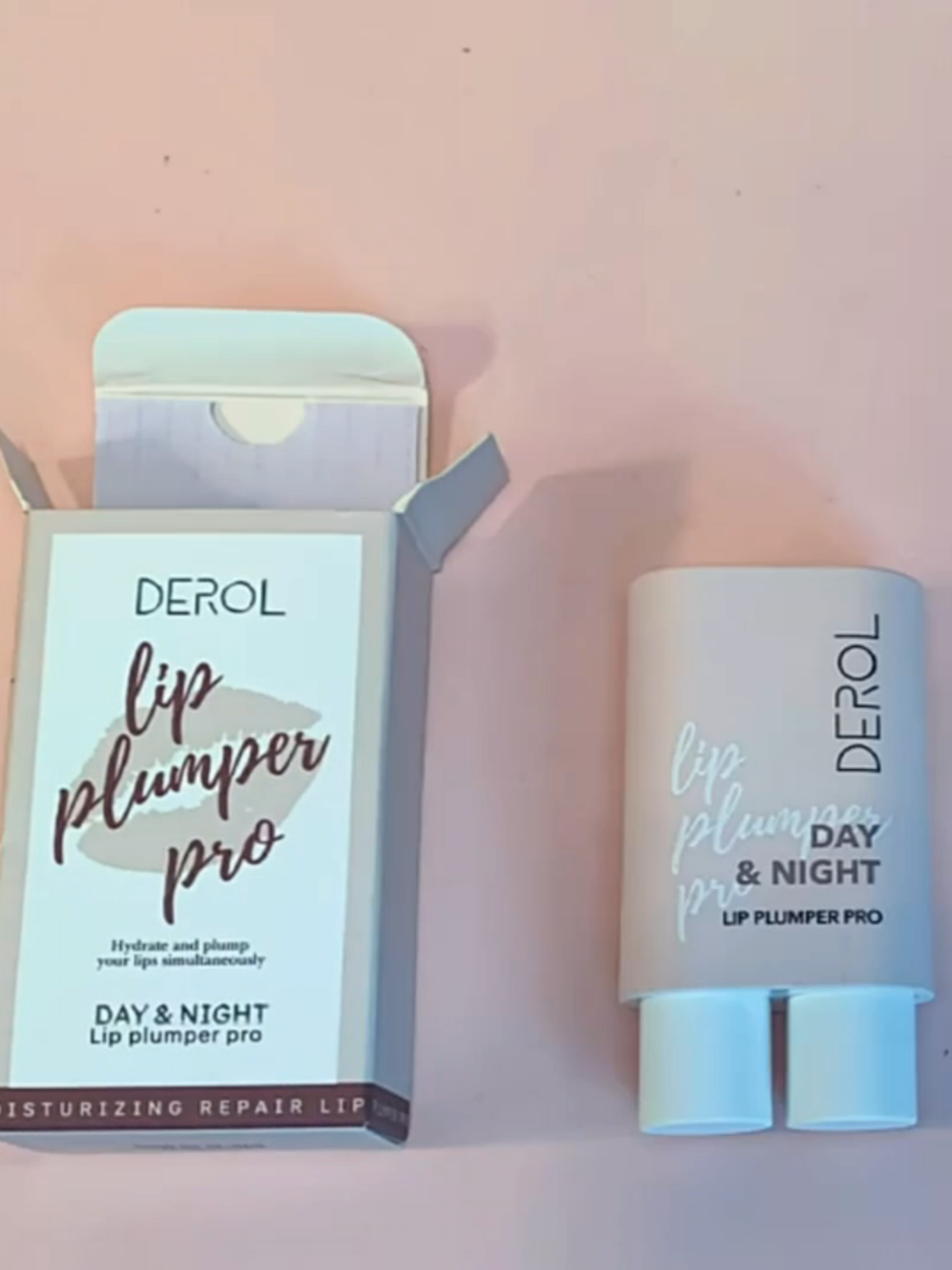 DEROL:Lip Plumper Day Ginger Mint and Night Maximizer Hydrating Maximizer Volume Balm Extreme Buxom Plant Lip Essence Oil Treatment Serum Volumizing for Dry Cracked Lips Hydrating Plumping Gloss Kit @https://www.amazon.ae/dp/B0BZSRZ8XW?ref=myi_title_dp