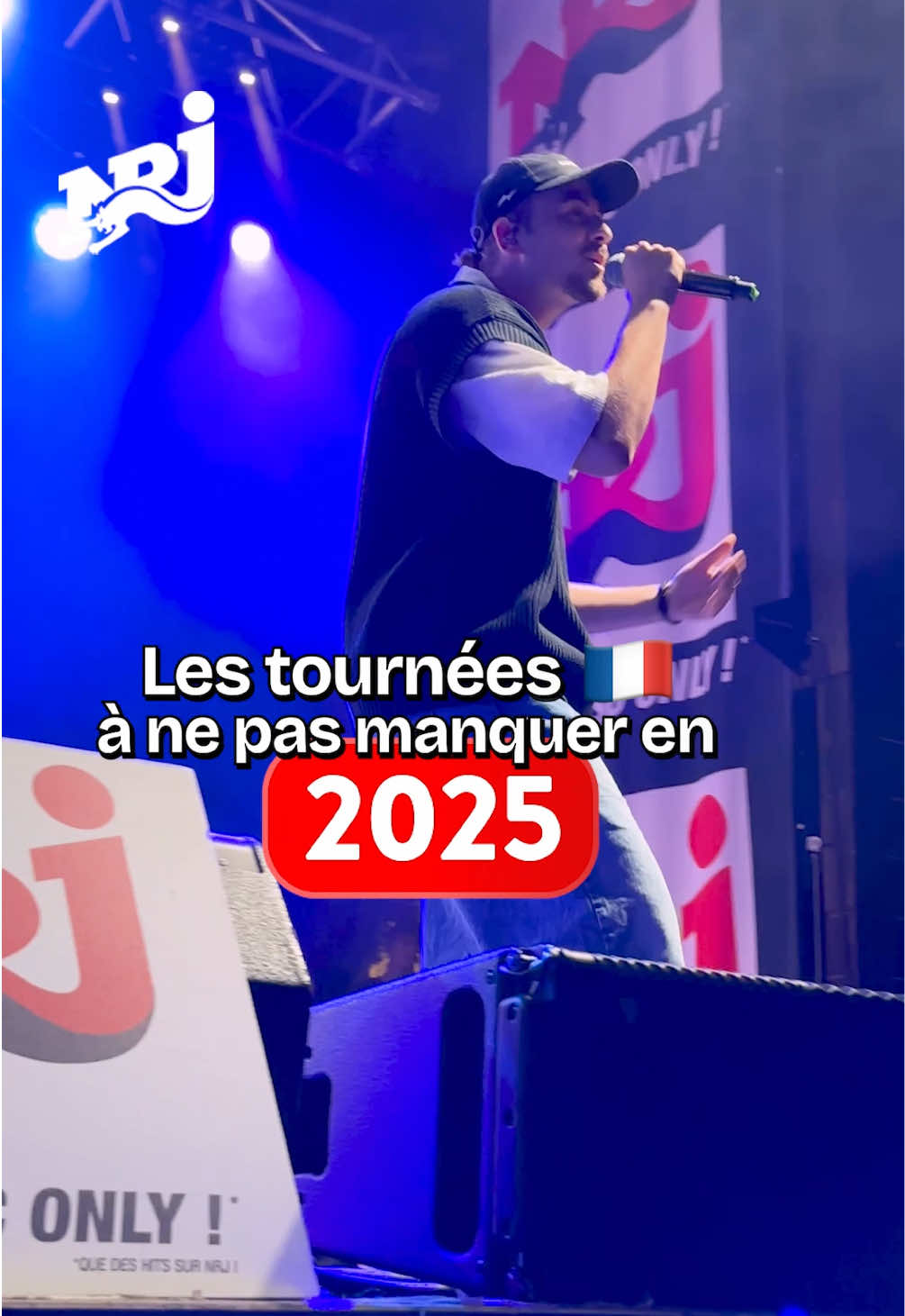 🎤 LES TOURNÉES FRANCOPHONES À NE PAS MANQUER CETTE ANNÉE :  On vous fait un petit recap des artistes francophones à aller voir en concert en 2025 😍  Lequel voulez-vous absolument voir ? ✨ #concerts #nrj #tournée #france #2025 