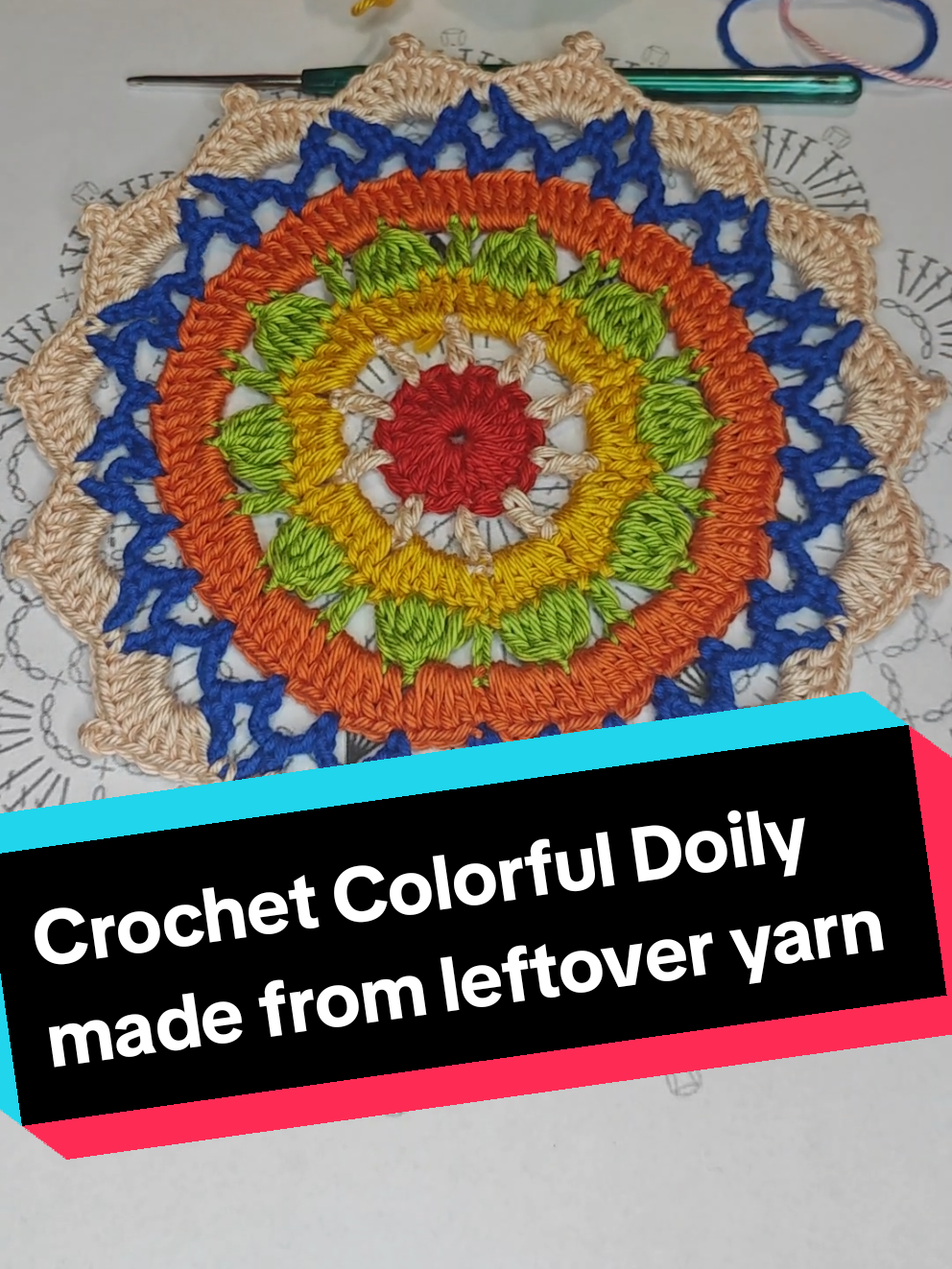 Was this video helpful for you? #crochetforbeginners #crochetdoily #crochetpattern #diycrochet #crochetdesign 