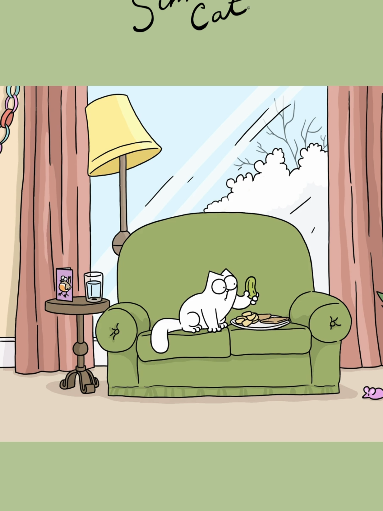 Cat against Pickle! What's with cats and human food?! #simonscat #funnycats