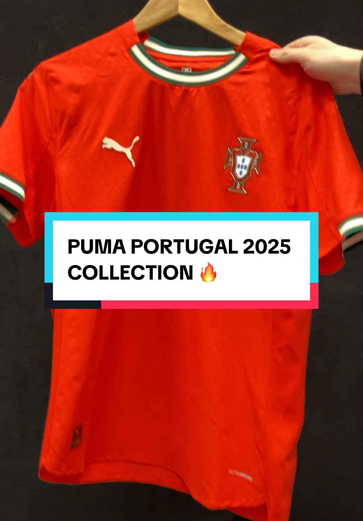 A closer look at the PUMA 2025 Portugal Collection 👀 #footballtiktok #puma #portugal🇵🇹 #football #Soccer #prodirectsoccer 