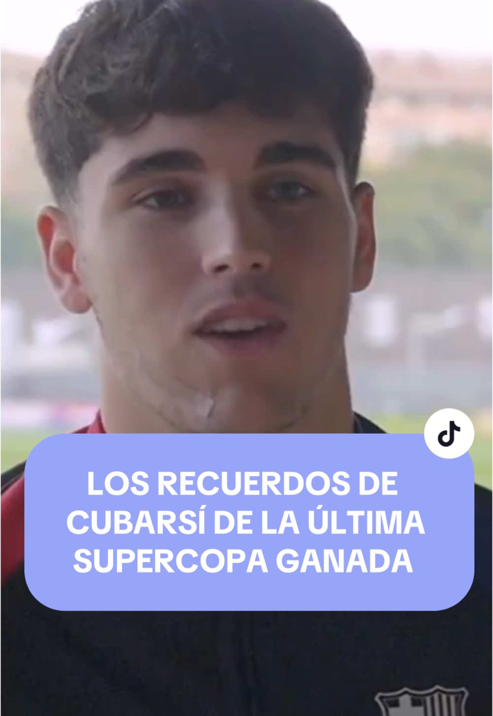 ✨ Los recuerdos de Pau Cubarsí de la última Supercopa del Barça.  El jugador azulgrana habló de que fue uno de los partidos que más disfrutó como espectador y que lo vivió junto a su familia.  💬 