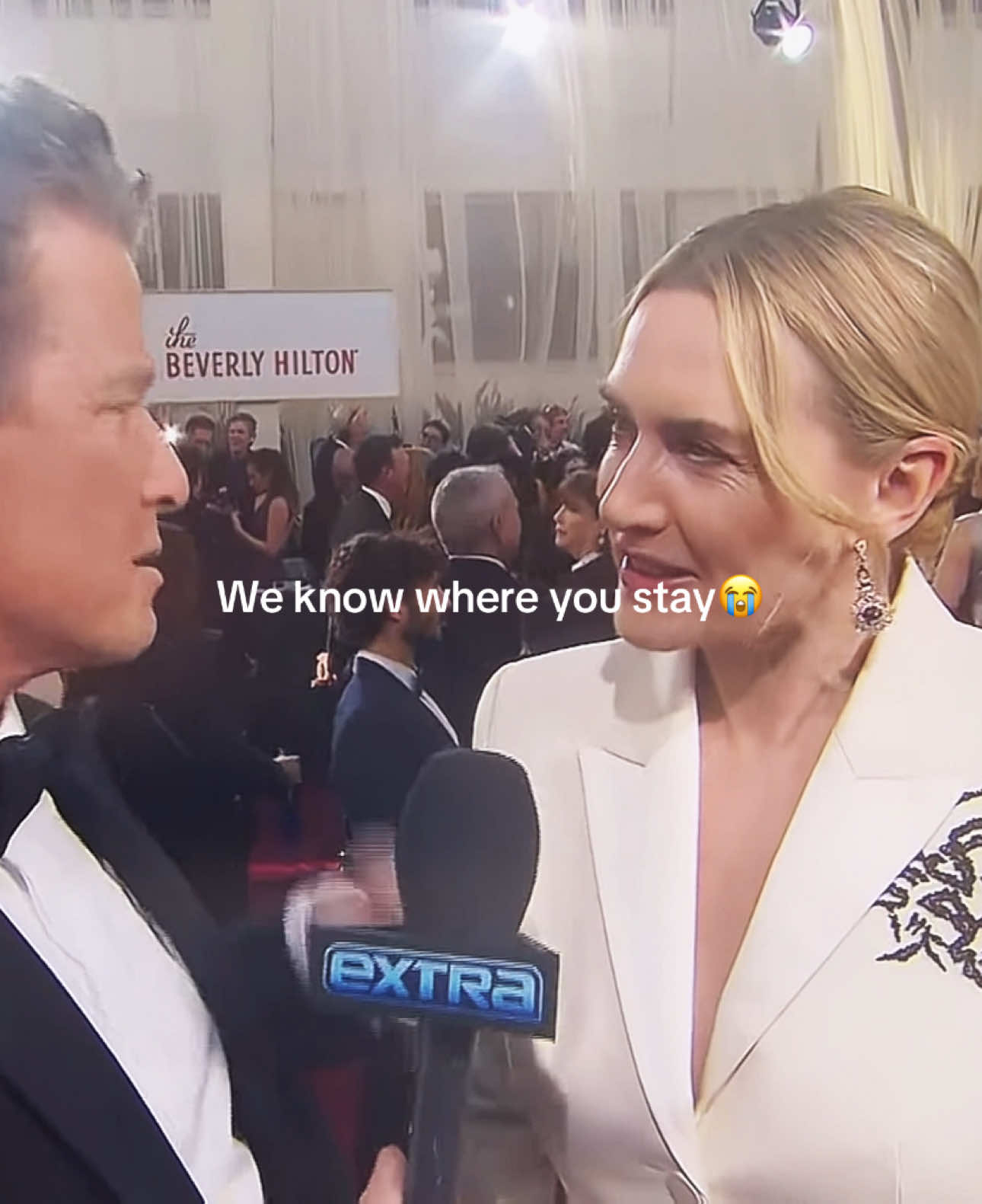 Just saw this 🤭❤️ #katewinslet #fyp #edit #leonardodicaprio #goldenglobes #kleo 