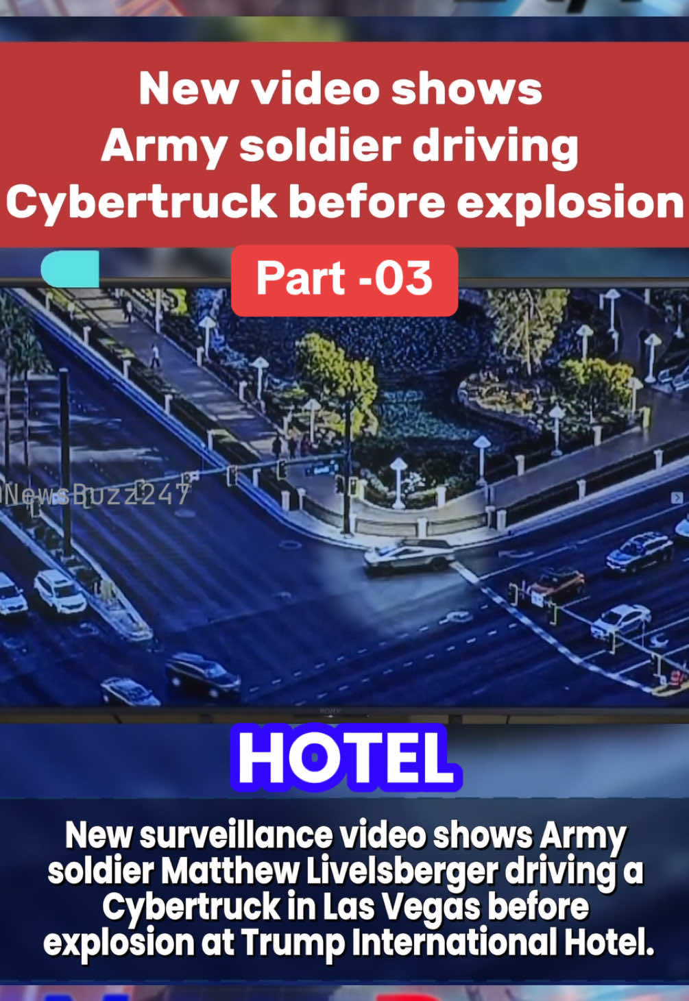 New video shows Army soldier driving Cybertruck before explosion. #cybertrack #tesla #newvideo #part3 #america #armysdier #hotel #trump #votfortrump #greatamericaagain #worldnews #hmpv #china2025 #viralvideo #cctv 
