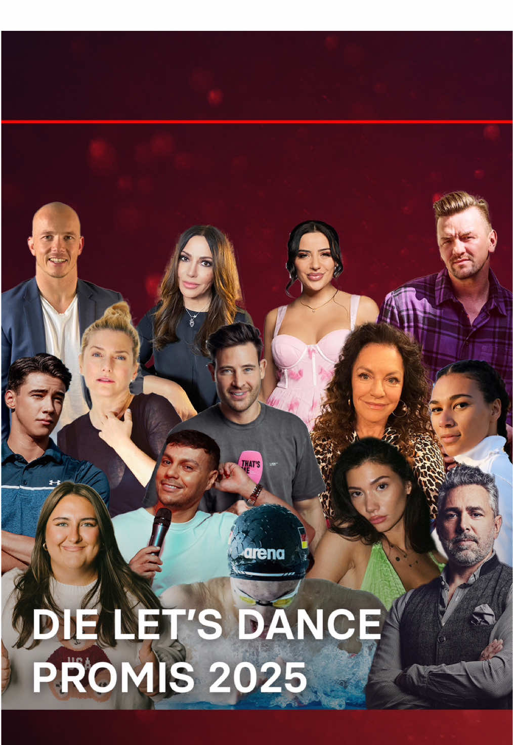 🥁 Trommelwirbel für die neuen Promis der diesjährigen Let's Dance Staffel 2025.💃🏿😊 Wir präsentieren voller Vorfreude unseren fantastischen Cast der 18. Staffel.🥳 Was glaubt ihr, wer hat das Zeug zum 