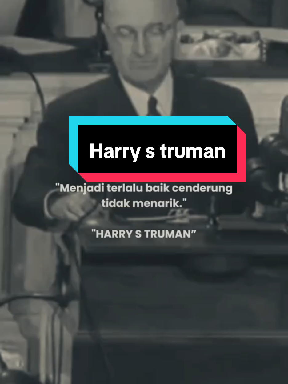 belajar sejenak yuk🌹🌹🌹 ....Truman lahir di Lamar, Missouri, pada tanggal 8 Mei 1884. Ia tumbuh di Independence, dan selama dua belas tahun menjadi petani yang makmur. Ia pergi ke Prancis selama Perang Dunia I sebagai kapten di Artileri Medan. Sekembalinya, ia menikahi Elizabeth (Bess) Virginia Wallace, dan membuka toko kelontong di Kansas City, yang gagal. Aktif di Partai Demokrat, Truman terpilih sebagai hakim Pengadilan Jackson County (jabatan administratif) pada tahun 1922. Ia menjadi senator pada tahun 1934. Selama Perang Dunia II, ia mengepalai Komite Investigasi Perang Senat, mengungkap pemborosan dan korupsi, serta menghemat anggaran hingga $15 miliar. Sebagai presiden, Truman membuat beberapa keputusan paling penting dalam sejarah. Segera setelah Hari Kemenangan Eropa, perang melawan Jepang telah mencapai tahap akhir. Permohonan mendesak kepada Jepang untuk menyerah ditolak. Truman, setelah berkonsultasi dengan para penasihatnya, memerintahkan agar bom atom dijatuhkan di kota Hiroshima dan Nagasaki. Jepang pun menyerah dengan cepat. Pada bulan Juni 1945, Truman menyaksikan penandatanganan piagam Perserikatan Bangsa-Bangsa. #capcut #sejarah #sejarahdunia #tokohdunia #fyp #fypシ #foryou #foryoupage  #CapCut 