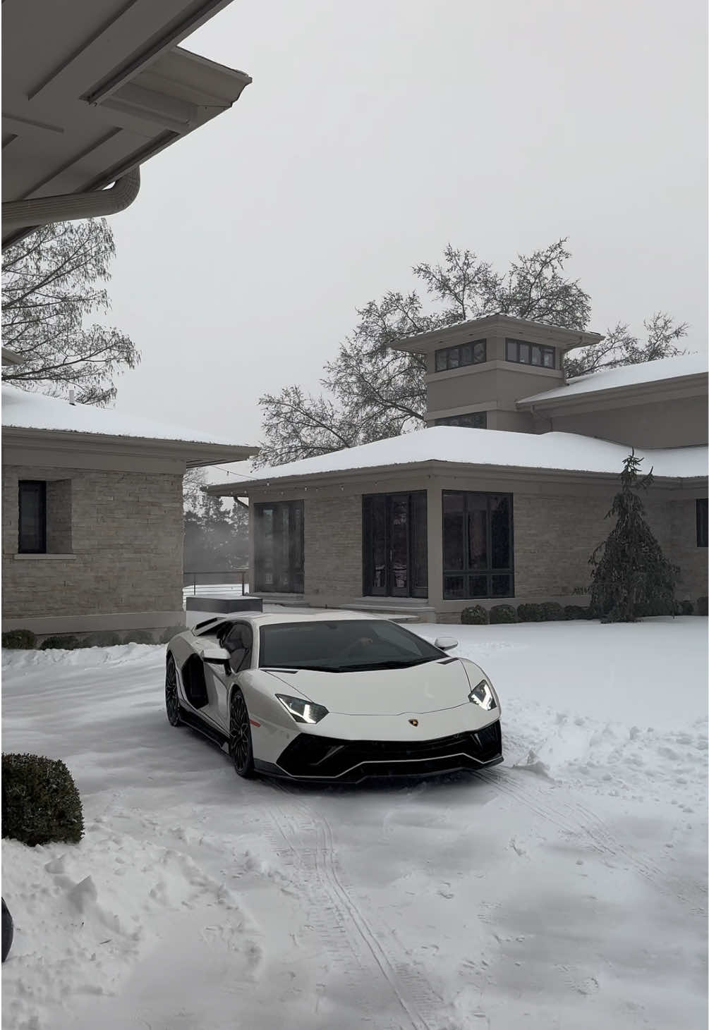 Ultimae Snow Plow 😉 | #fyp #cars #lamborghini #ultimae #v12 #cartok #viralvideo #rich #carculture #carscene #money #carsoftiktok #carhub #goviral #aventador #engine #trend #carcommunity #foryoupage #luxury #moneytok 