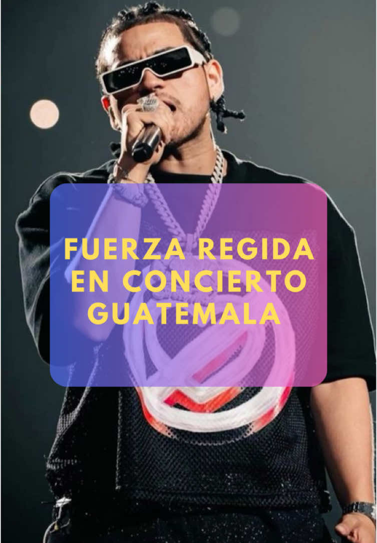 Fuerza Regida en Guatemala #Concierto #Tour #Guatemala #Bootcamp #UnTalFredo #BootcampUnTalFredo #Estadio #CementosProgreso #Marzo #ParaTi #LaBoda 