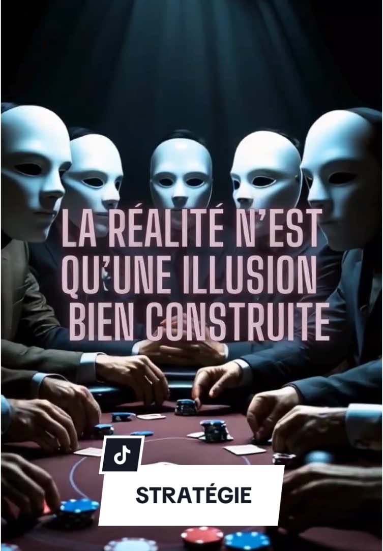 La réalité n’est qu’une illusion bien construite. #manipulateur #stratege #illusion 