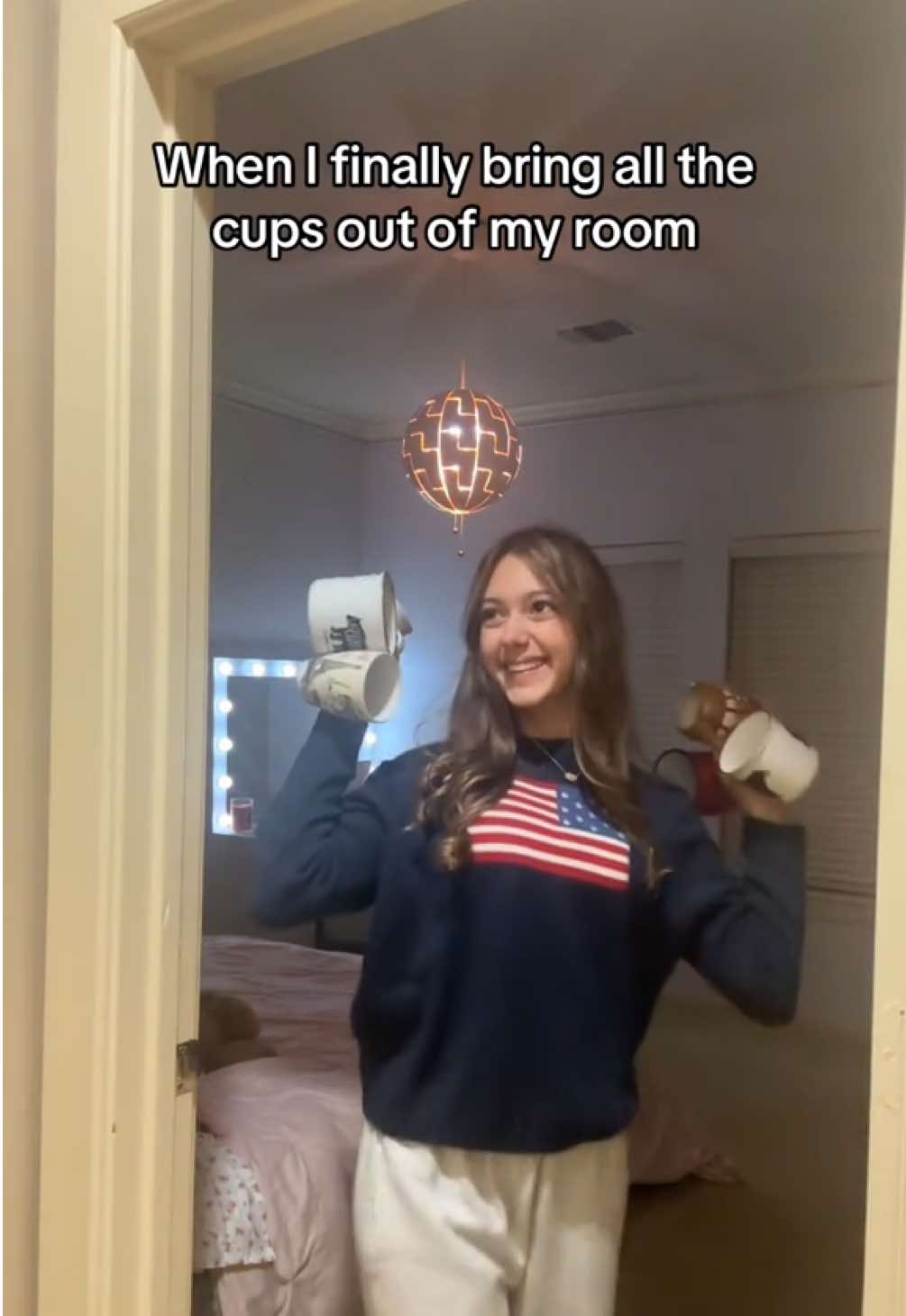 Do yall also have 20 different cups in your room?😭😂  #fyp #foryou #foryoupage  #viral #relatable #blowthisup #xyzbca #cup #room #glasses #cups #mom #funny 