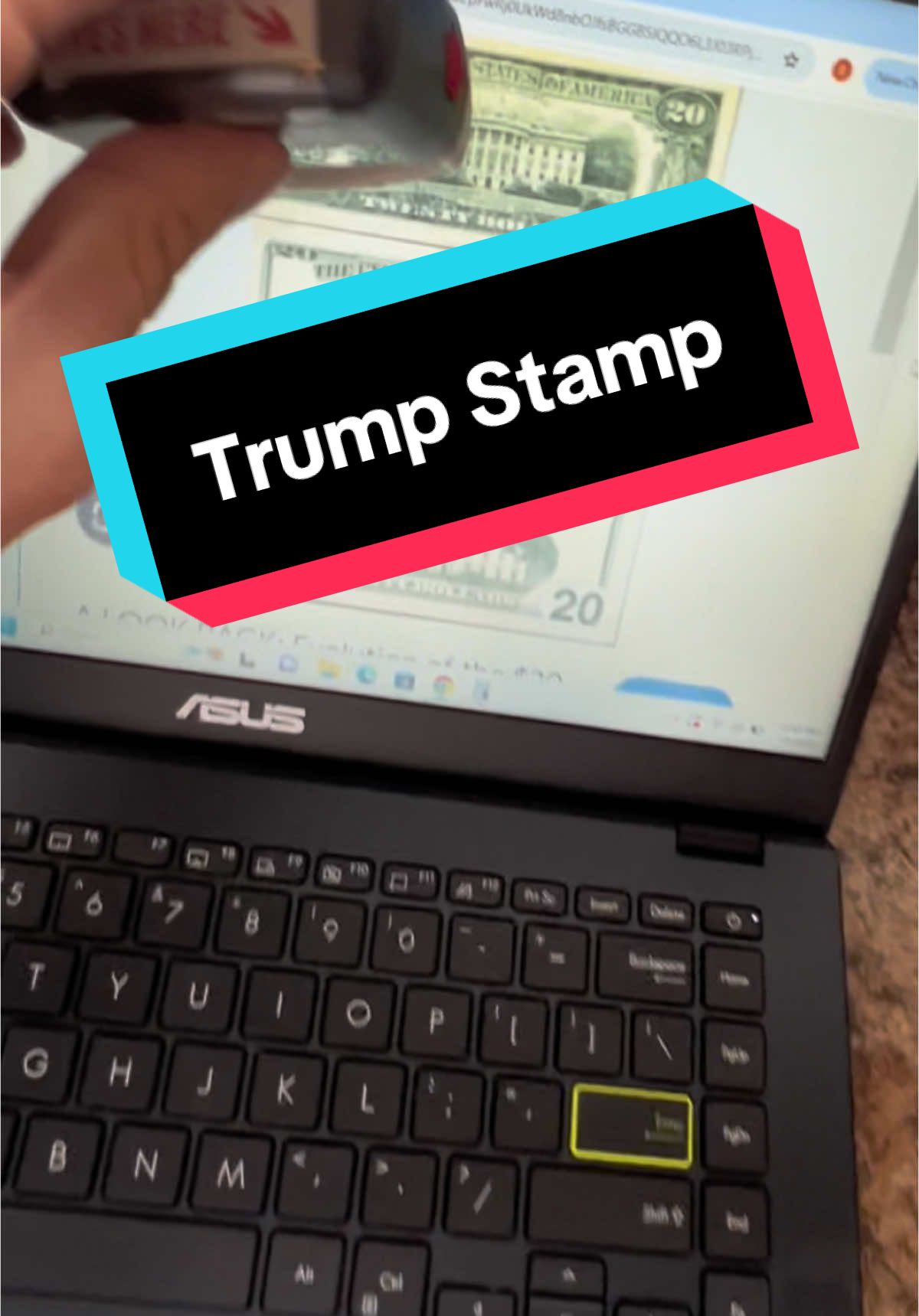 “DONALD TRUMP LIVES HERE” stamp. #trump #republican #USA #TikTokShop 