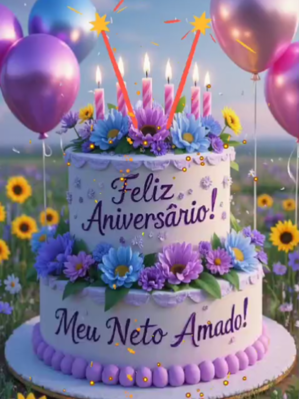 #datascomemorativas #felizaniversário #parabenspravocê #neto #aniversario 