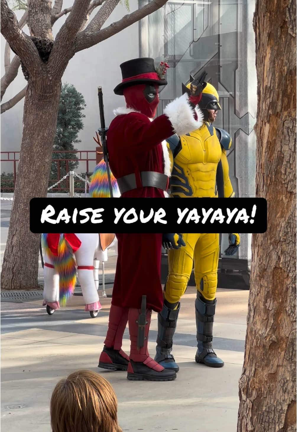 #raiseyouryaya #deadpool #marvel #meme #wolverine #disneyland 