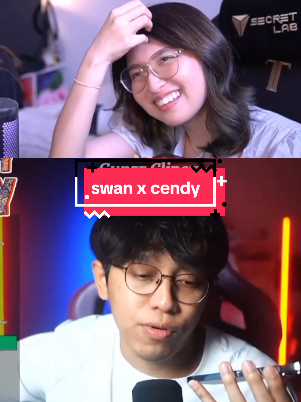 swan bilang love you ke cendy, salting gitu @swansage @crispycendy  #crispycendy #swansage #chirstychriselle #apipi #ftv #irl #balabala #jayaesport #fyp #xyzbca 