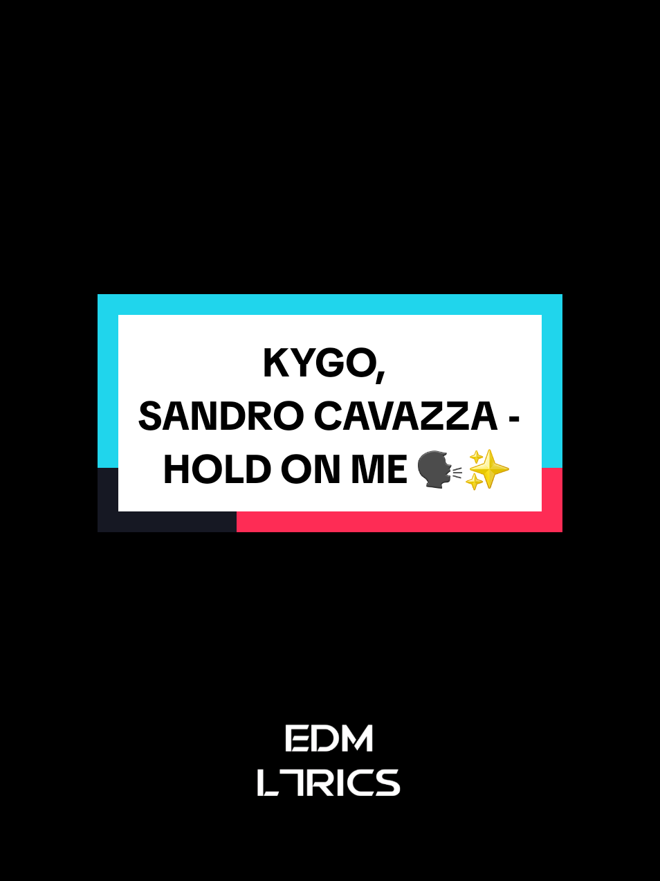 Just Hold On Me 🗣✨️ #Kygo #SandroCavazza #HoldOnMe #EDML7RICS #Edm #Music #Lyrics #Spanish #Enjoy #foryou #foryou #foryou #fyp #fyp #fyp #foryoupage #foryoupage #foryoupage 