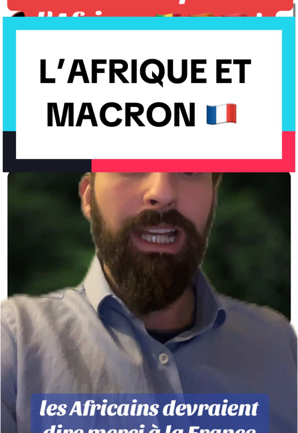 Le #Macron parle du #Mali du #Niger et du #BurkinaFaso de manière horrible. La #France ce n’est pas lui. 