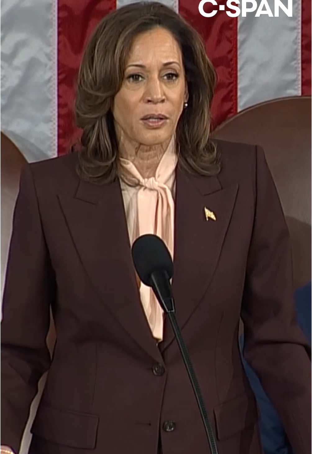 Congress on Monday formally certified the results of the 2024 presidential election, with President-elect Trump receiving 312 electoral votes to Vice President Harris’s 226.   Vice President Harris, in her constitutional role as president of the Senate, presided over the joint session of Congress.   It marked a return to a staid ceremonial proceeding after the certification four years ago was interrupted by rioting supporters of Mr. Trump, who sought to block President Biden’s election victory.   One-by-one, lawmakers rose to declare each state’s electoral votes to be “regular in form and authentic,” and no member of Congress raised any objections.   “The peaceful transfer of power is one of the most fundamental principles of American democracy. As much as any other principle, it is what distinguishes our system of government from monarchy or tyranny,” Vice President Harris said in a video released Monday morning.   “As we have seen, our democracy can be fragile. And it is up to then each one of us to stand up for our most cherished principles and to make sure that in America, our government always remains of the people, by the people and for the people.”   Watch more at c-span.org #kamalaharris #donaldtrump #election2024 #congress #electoralcollege #cspan 