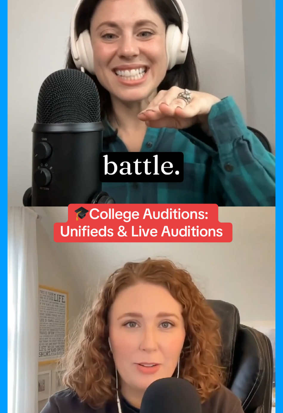 Tune into this week’s podcast episode for more about the live portion of college auditions! #musicaltheatre #collegeauditions #unifieds #unifiedauditions #audition #parentingteens #highschoolsenior #highschooljunior @Julie Kavanagh 