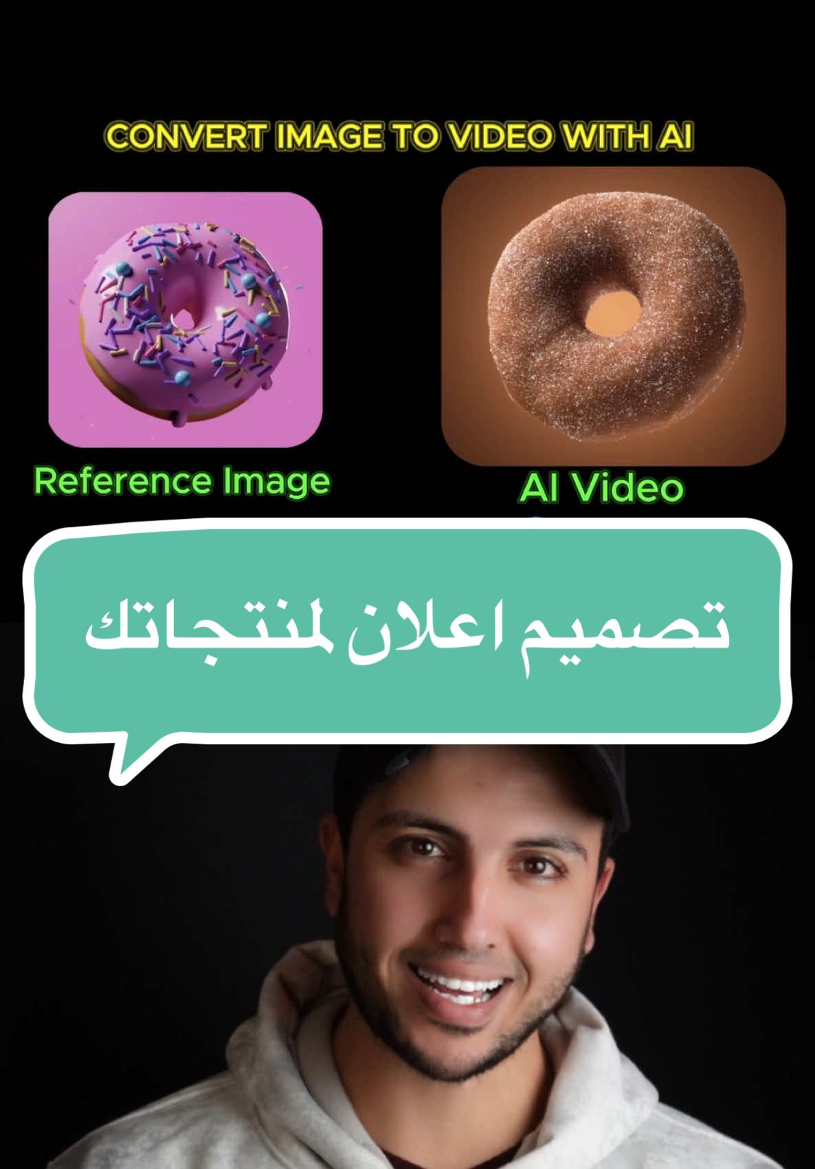 تصميم اعلان لمنتجاتك بالذكاء الاصطناعي  #techiteasy 