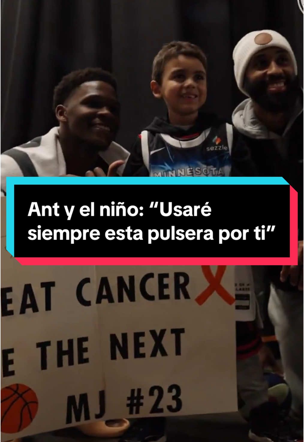 El emocionante gesto de Ant con un pequeño #fan 🥹 #NBA #anthonyedwards #edwards #minnesota vía @Timberwolves 