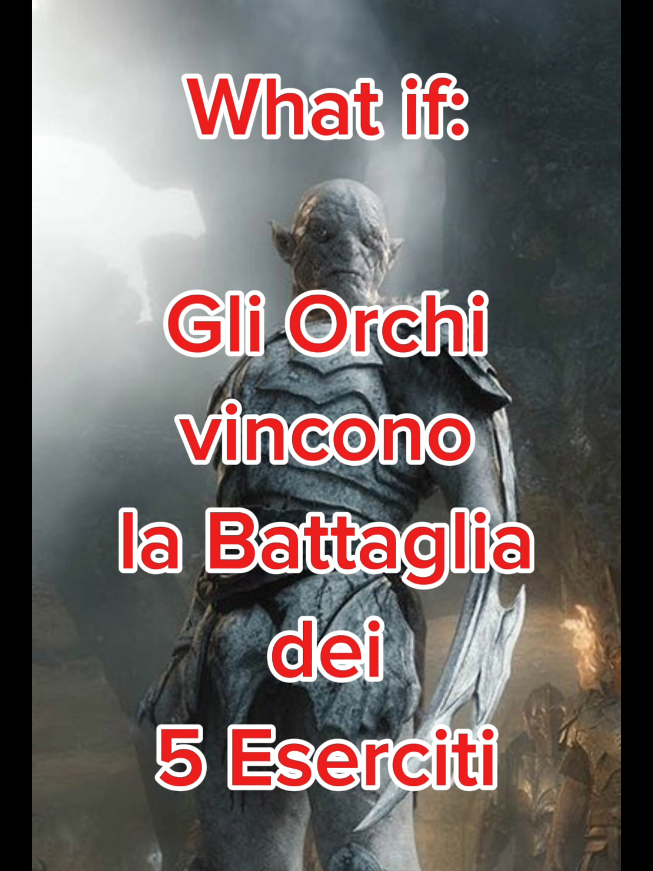 @Pietro_Carrus Quali sarebbero state le conseguenze della vittoria degli Orchi nella Battaglia dei 5 Eserciti alla fine de Lo Hobbit? #fantasy #tolkien #tolkientok #lotr #lordoftherings #ilsignoredeglianelli #lohobbit #whatif 