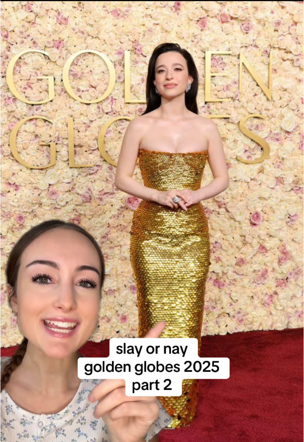 What did you think about these looks?  #greenscreen #goldenglobes #thegoldenglobes #goldenglobes2025 #goldenglobesredcarpet #redcarpet #goldenglobeawards #goldenglobes2024 #fashion 