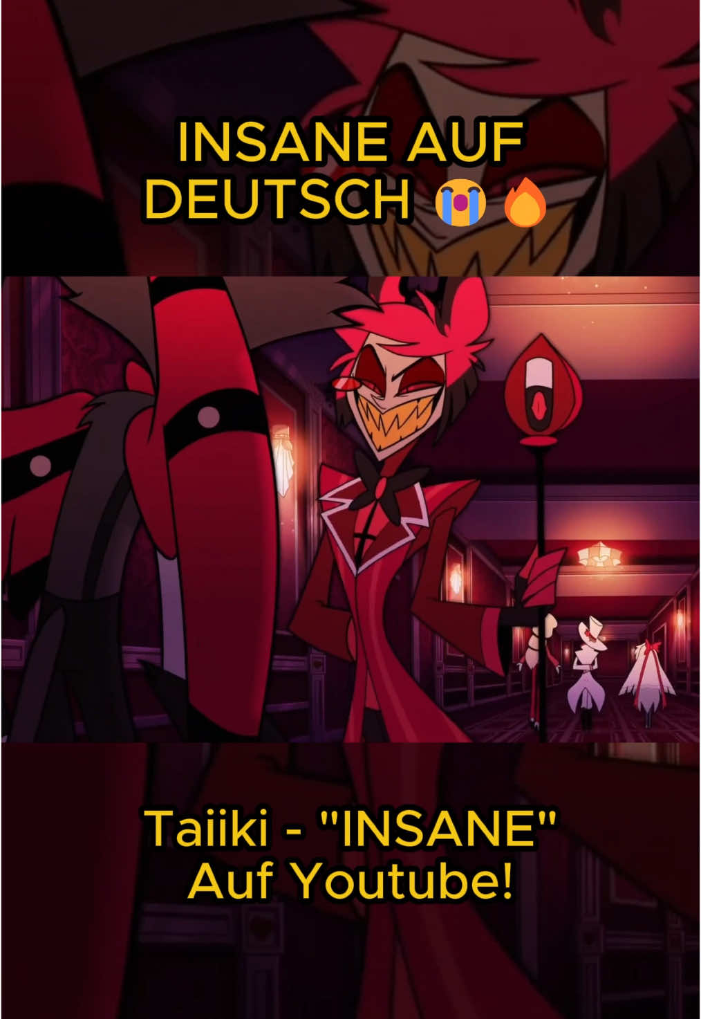 Hallo, es ist schön, dich kennenzulernen! ❤️🙂‍↕️ #Taiiki #hazbinhotel #alastor #songcover #singing #insane #charliemorningstar #vaggie #hazbinhotelcover 