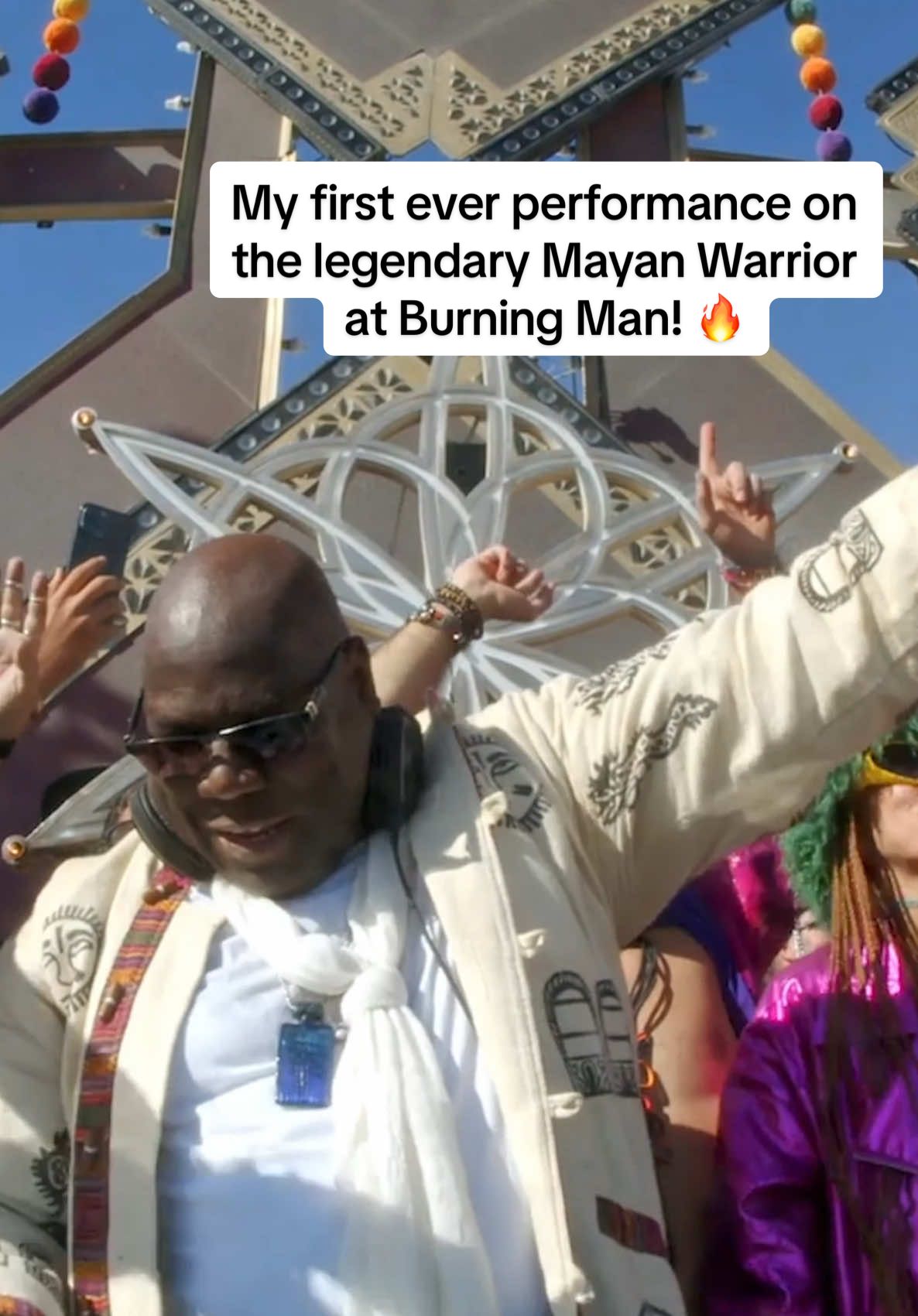 I’m thrilled to share my first-ever performance on the legendary Mayan Warrior at Burning Man 2024. Relive this unforgettable sunrise with me and the amazing energy we created together. ❤️ #carlcox #burningman #mayanwarrior 