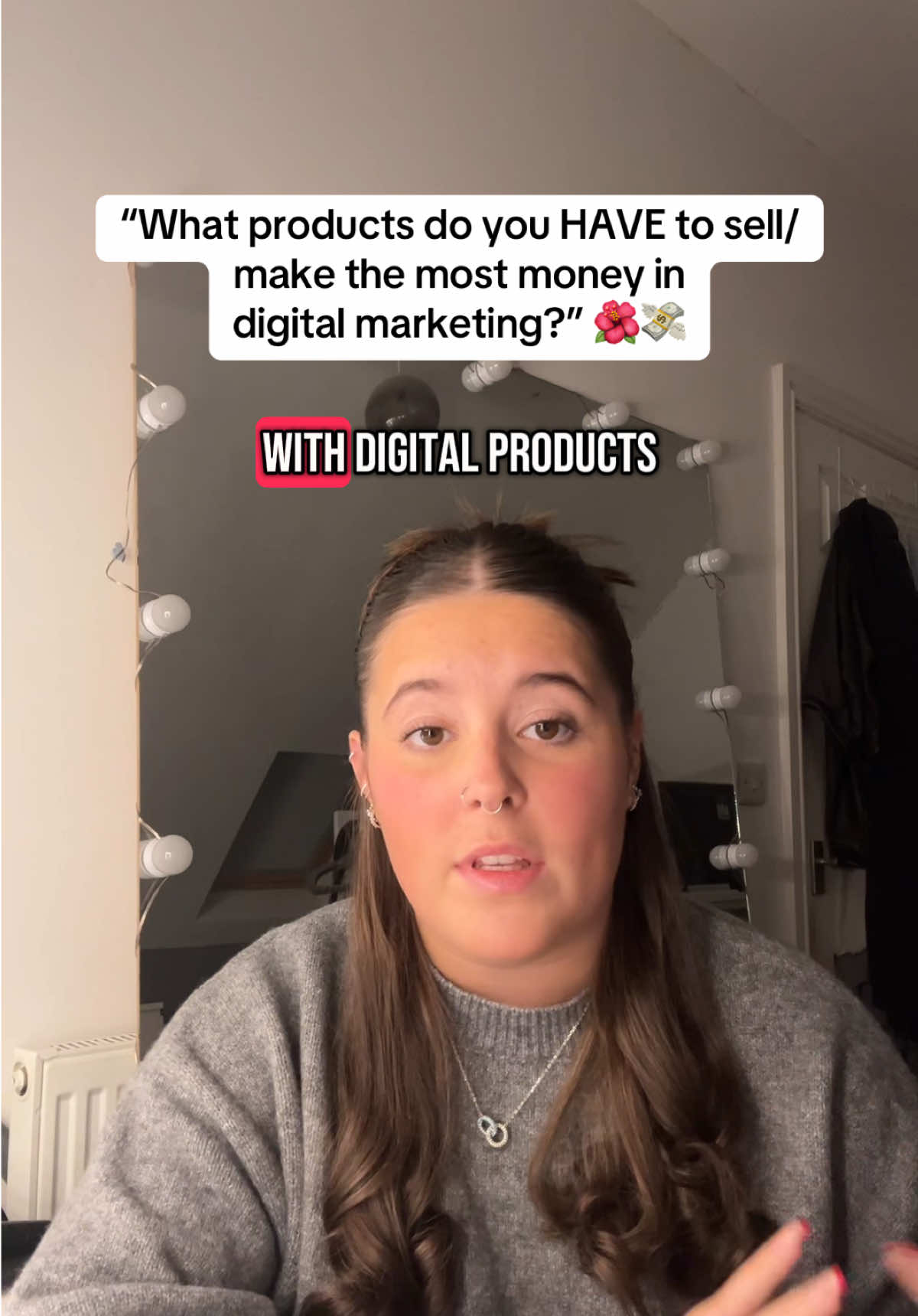 “What products do you HAVE to sell/make the most money in  digital marketing?” 🌺💸 #digitalmarketing #digitalproducts #onlinebusiness #startdigitalmarketing #digitalmarketingjourney 