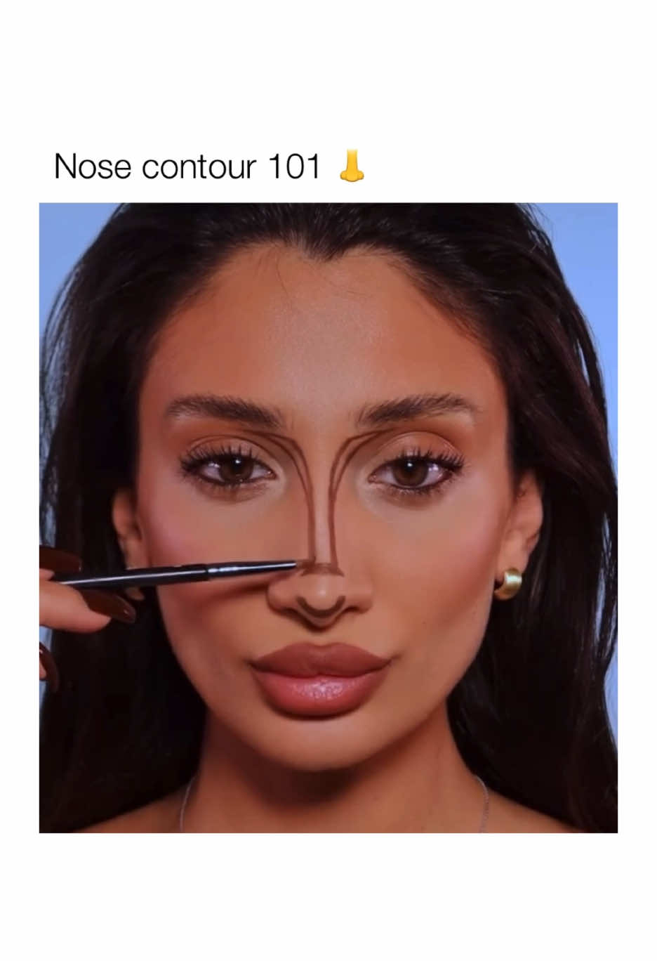 Nose contour do’s and don’ts✨ @Milena.Ustyan #contour 