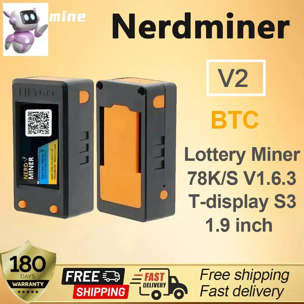 Ever feel like your computer is working harder than you are? 🤔 Meet the Nerdminer v2 Firmware 1.6.3 T-display S3 Hashrate 78K/S for just €62.81! Now you can mine crypto while binge-watching your favorite shows, because who needs a social life when you have digital coins? 💻💰 Just don't blame us if your computer starts demanding a raise! 😂 #Nerdminer #CryptoMining #TechLife #DigitalCoins #BingeWatching