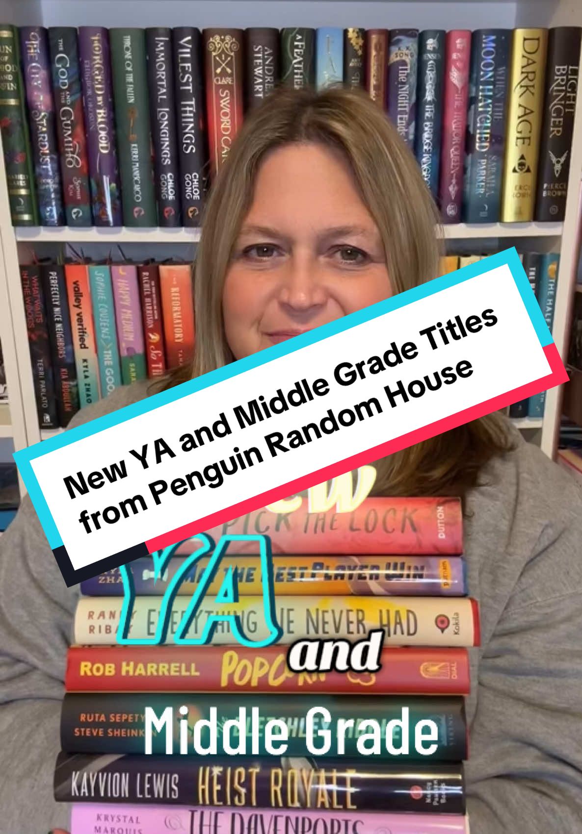 Books from @Penguin Random House fall list - YA and middle grade! Titles below. TY for sending them Penguin! @Penguin Teen #BookTok #newbooks #youngadultbooktok #middlegradebooks #readingthroughtheages  Books mentioned: Pick the Lock by AS King May the Best Player Win by Kyla Zhao Everything We Never Had by Randy Ribay Popcorn by Rob Harrell The Bletchley Riddle by Ruta Sepetys and Steve Sheinkin Heist Royale by Kayvion Lewis The Davenports: More Than This by Krystal Marquis