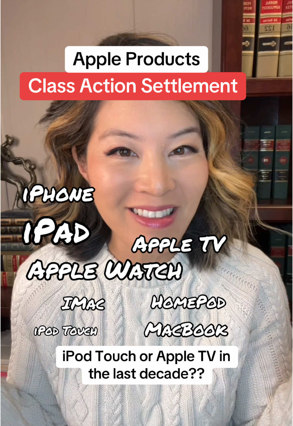 Send to, well, all your friends 🍎#apple #applewatch #ipad #iphone #appletv #siri #macbook #imac #lawsuit #classaction #settlement #techtok 