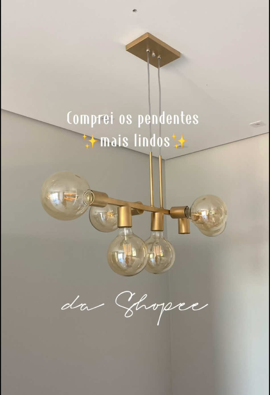 Agora temos esses pendentes lindos🫶🏽💫 #shopee #compras #ape #decor 