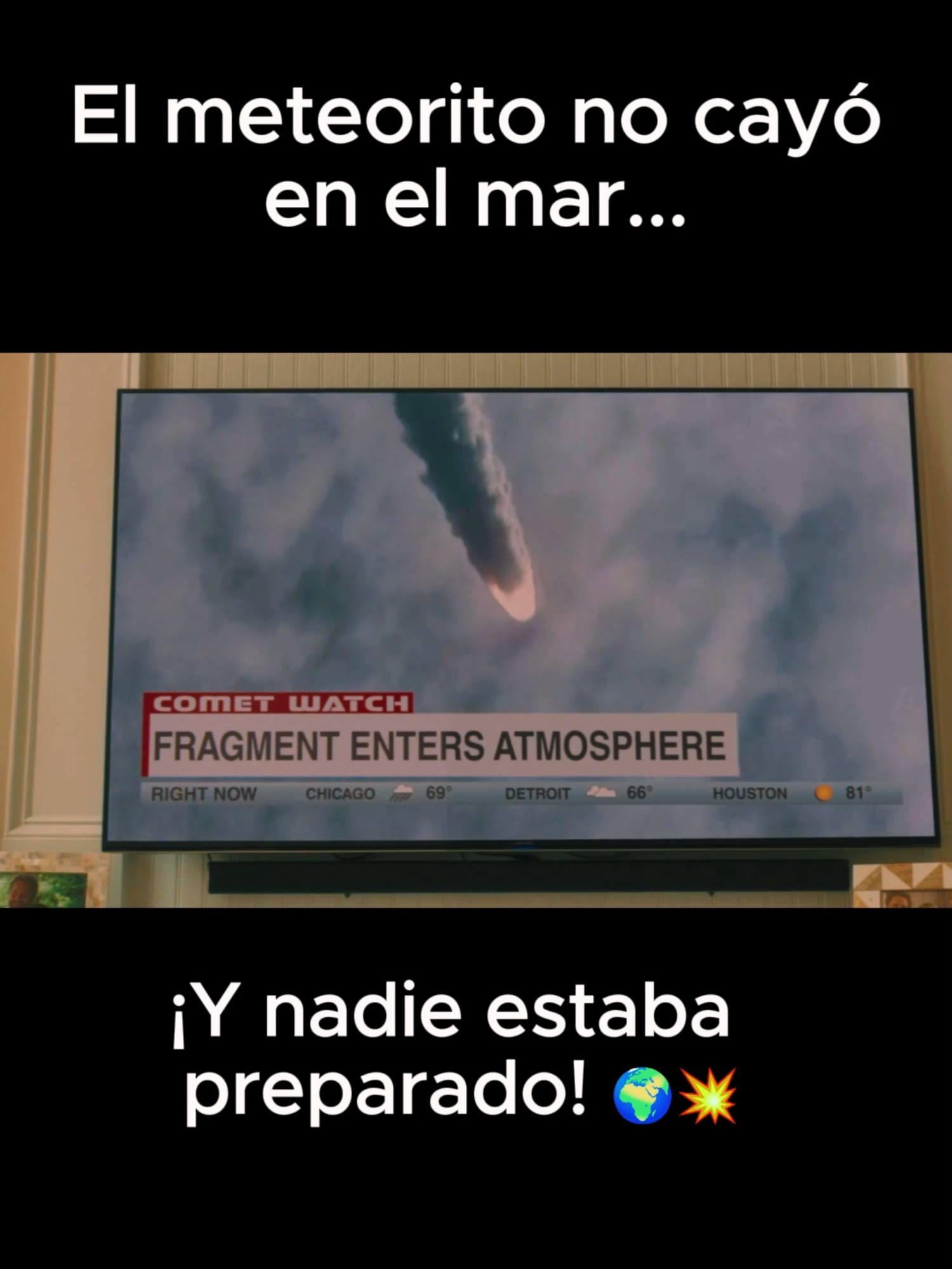 Todos esperaban que el meteoro cayera en el mar... ¡Pero no fue asi! 🏙️🔥 #viral_video #pelicula #parati #peliculas #cinema #cine #accion #suspenso #max #suspense