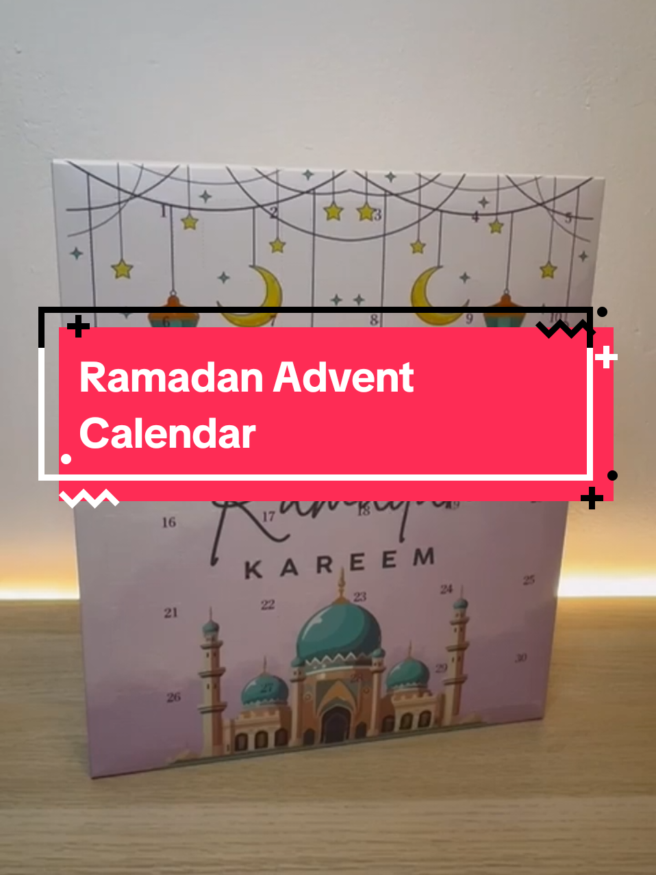 Calendario para Ramadan #Ramadan #ramadan2025 #regalosramadan #adventcalendar #halal #ramadankareem #muslimstiktok 