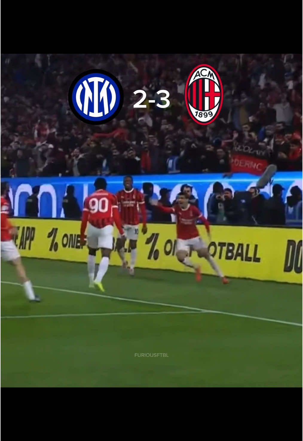 WHAT A COMEBACK 🔥😳 #fyp #acmilan #intermilan #italy #final 