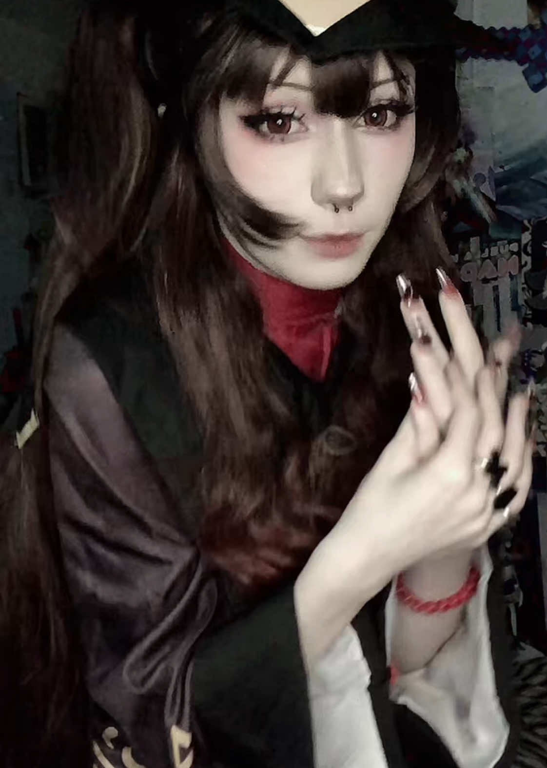 Idk why but I’m terrified of talking to people again at the minute  #hutao #hutaocosplay #genshinimpactcosplay #GenshinImpact #cosplay #anime #manga  #fyp 