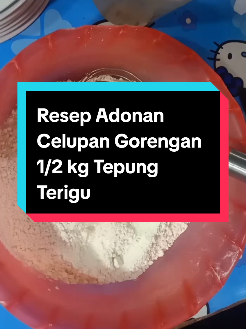 Resep Adonan Celupan Gorengan  1/2kg Tepung Terigu #resep #adonan #gorengan #pisanggorengkipas #pisanggoreng #semuabisajualan #semuabisausaha 