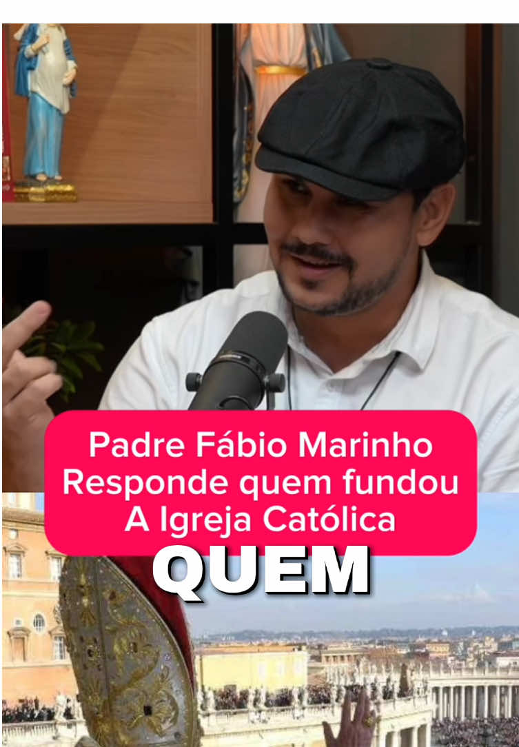 Quem fundou a Igreja Católica? #historia #igreja #igrejacatolica #religiao 