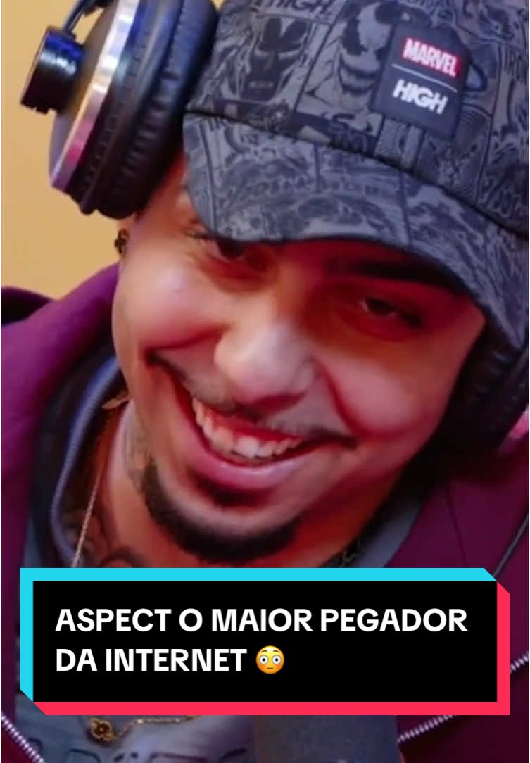 Aspect é o MAIOR pegador da internet 😳... #aspect #santana #santanaxz #groselhatalk #podcast #viral #humor 