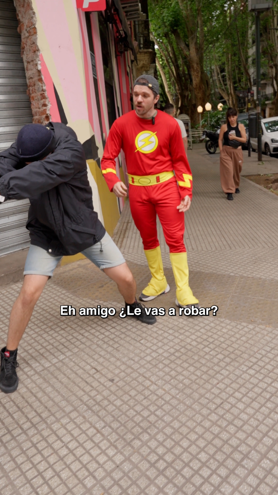 Ese que no superó la secundaria, si fuera FLASH ⚡️🦸‍♂️ ...ah re na que vé 👏🏼 con el crack de @Nahuel ivorra  #humor #comedia #vfx #flash