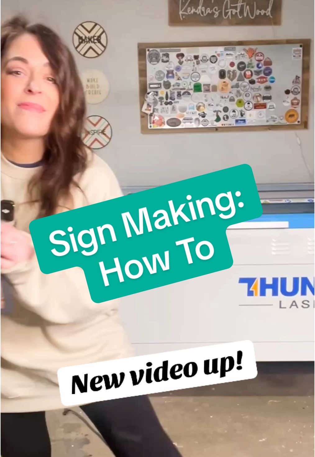 Full video featuring almost all of my methods and techniques in one! Gotta go to that long-form platform to see it though! It’s a lengthy one, but it has it all! #howtovideos #signmaking #woodworkingart #handmade #thunderlaser #woodshaping #handpainting #spraypainting #lasermachine 