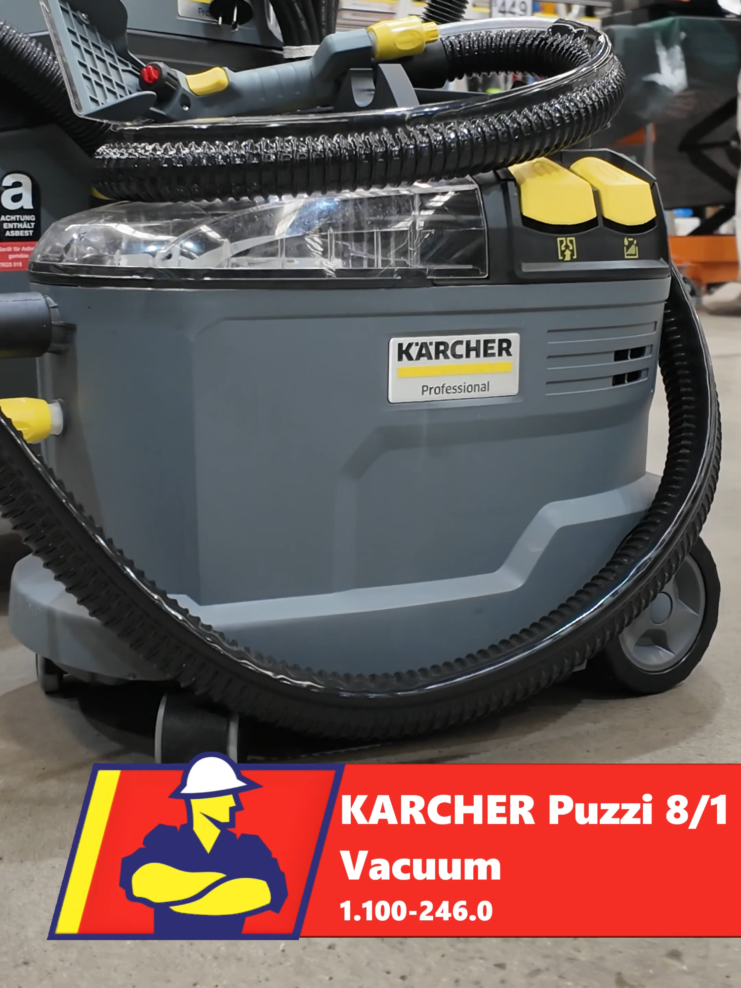 Karcher Upholstery Cleaner | Puzzi 8/1 Vacuum 1.100-246.0  Check out our YouTube Channel for the full video!  @karcher_anz  @kaercher_global  @totaltoolsaustralia #totaltools #karcher #totallysorted #welovetools #toolsandlifestyle #extractor #cleaning #cleaningproducts #foryou #fyp #cool #new #karcheraustralia #satisfyingvideo #satisfying #satisfyingvideos