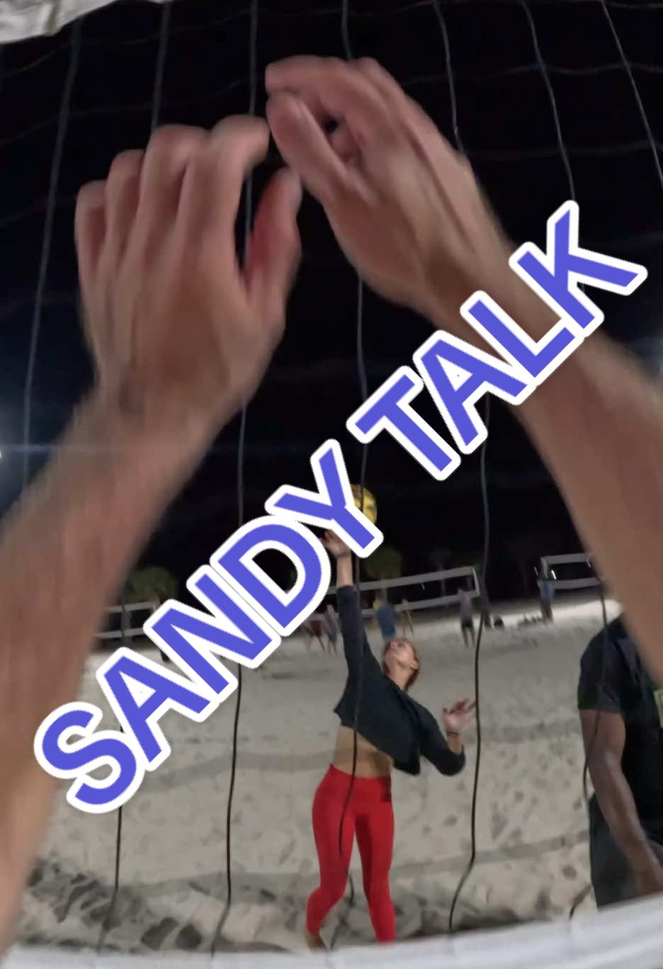SANDY TALK #volleyball #beachvolleyball #pov #povs #gopro #fyp #sports #satisfyingvideo #compilation #beach #funnyvideo 