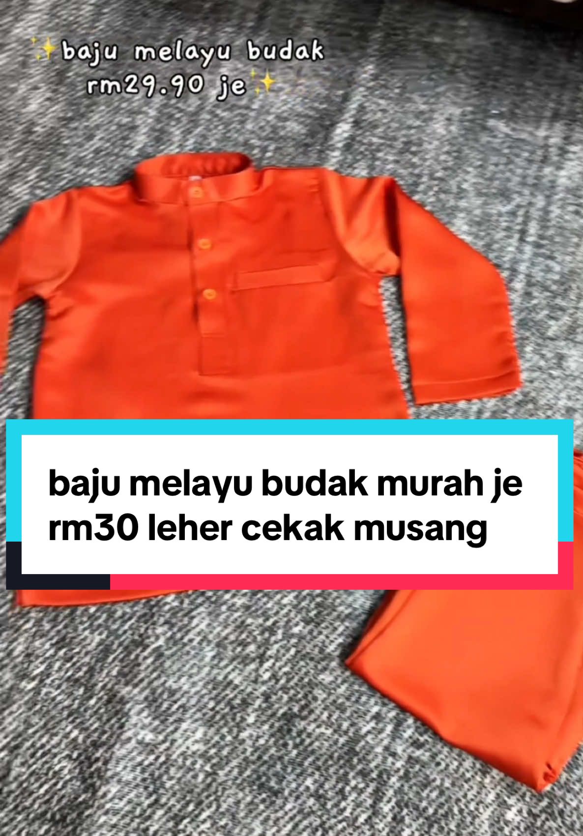 sies mmg murah sangat baju melayu kanak2 ni.harga marhain kualiti kayangan #bajumelayu #bajumelayukanakkanak #bajumelayubudak #fyp #natikakongsi