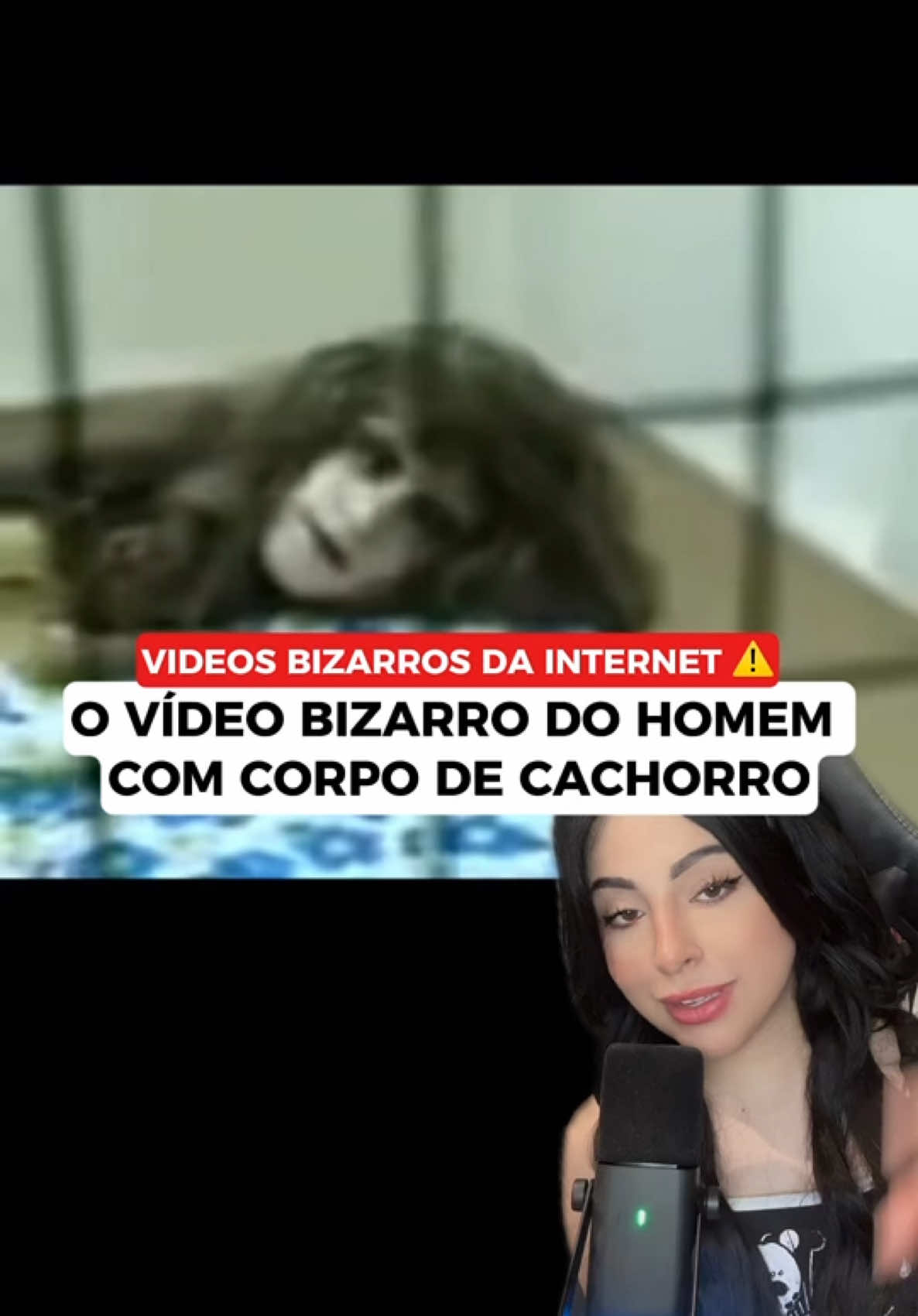 O vídeo bizarro do homem com corpo de cachorro #terror #filmesdeterror #creepypasta #assustador 